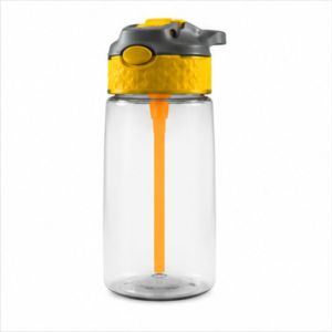 Yellow Plastic Gym Water Bottle – Mirror Finish